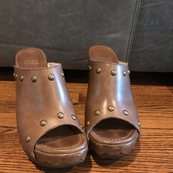 Stuart Weitzman Studded Clogs - Picture 2 of 3
